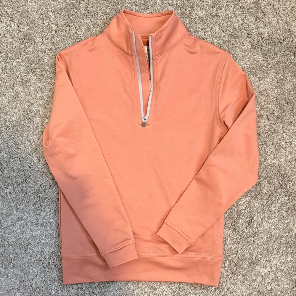 Peter Milar Boys Performance Quarter-Zip. Size XS (5-6) like new!